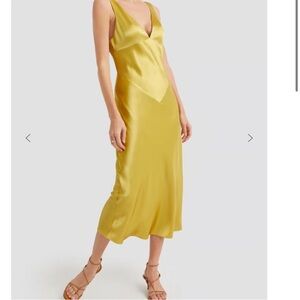 Careste Manon Slip Dress (100% silk satin)